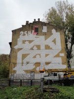 2Shy wall painting in Kiev