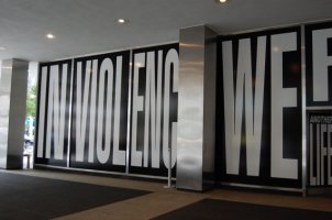 Barbara Kruger at Lever House